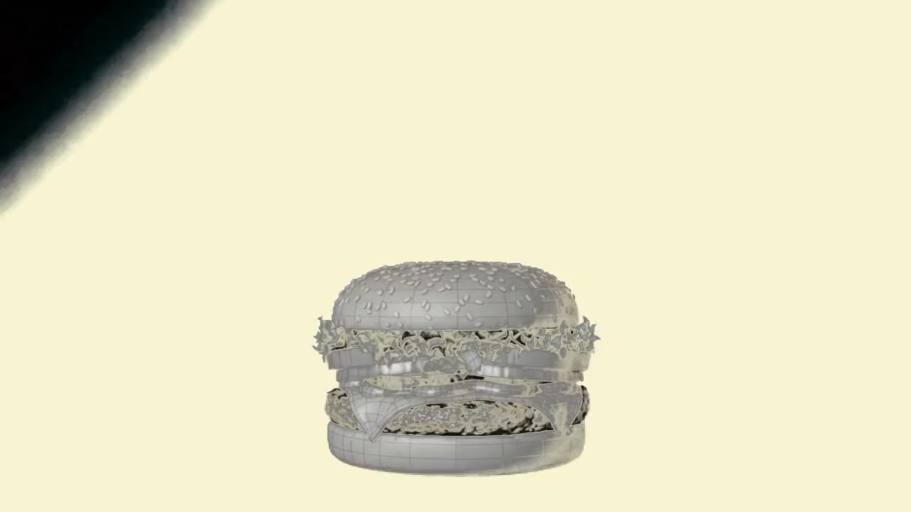 the product as an untextured 3D model